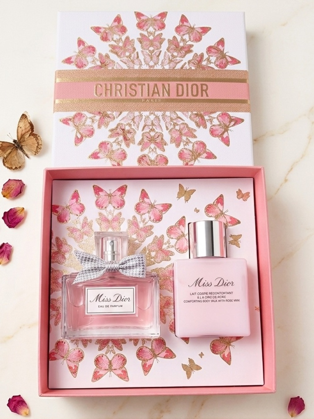 NWT Miss Dior Eau de Parfum & Body Milk Luxury Gift Set | Butterfly Box - Picture 3 of 10